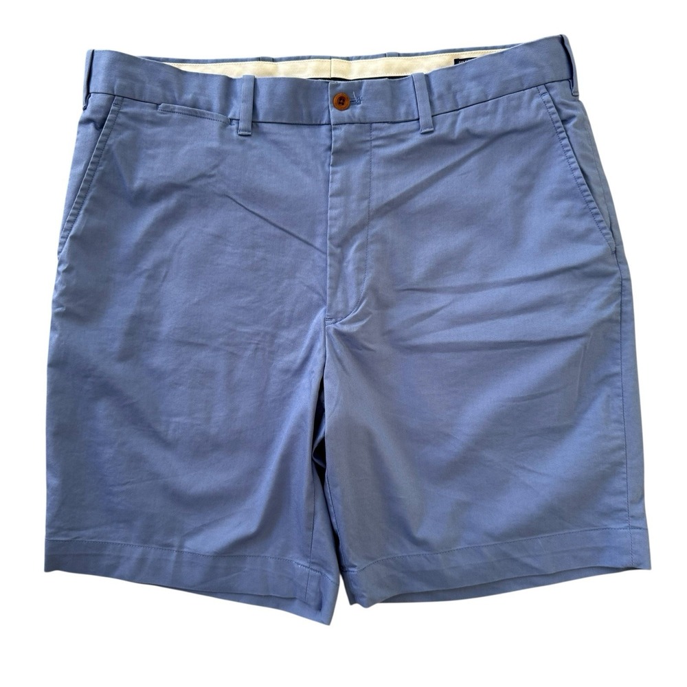 Polo Golf 37x9* Classic Fit Blue Cotton Polyeter Blend Men's Chino Shorts‎